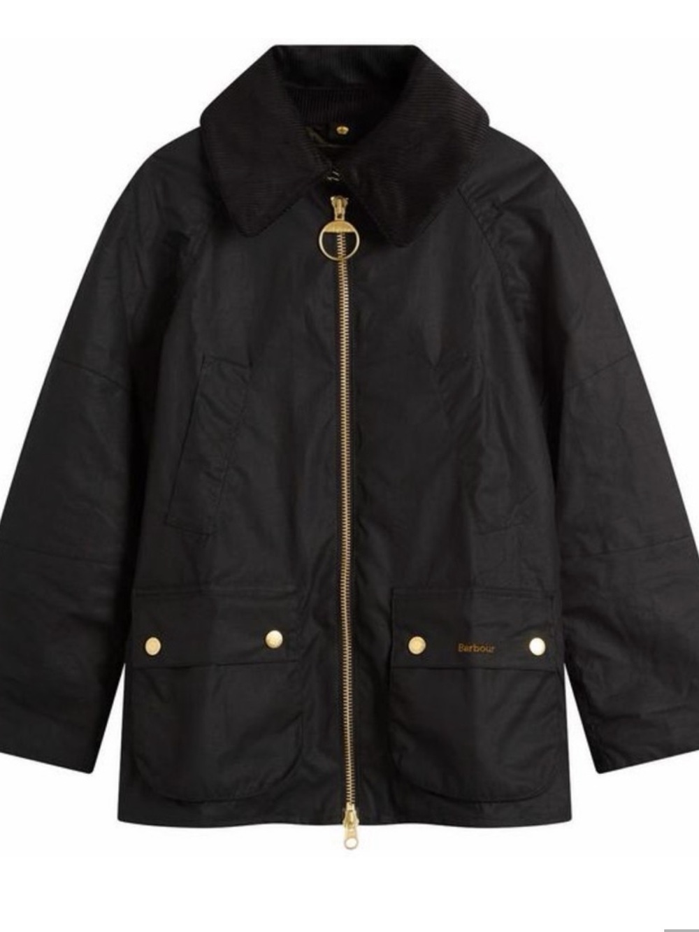 Barbour Allerston Waxed Coat Jacket Size 4 US NWT Green